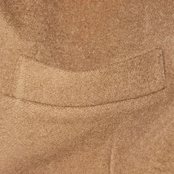 VTG Philippe Adec Lamb Wool Blend Blazer Caramel Brown SZ M USA - Picture 6 of 11